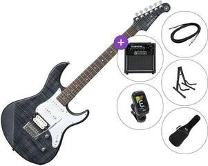 Električna gitara Yamaha Pacifica 212V FM SET 2 Translucent Black Električna gitara