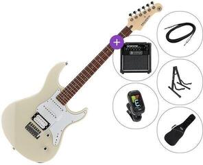 Electric guitar Yamaha Pacifica 112 V SET 2 Vintage White Electric guitar