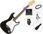Electric guitar Vintage V6BB SET 2 Boulevard Black Electric guitar