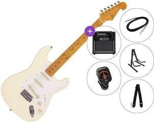 Electric guitar SX SST57+ SET 2 Vintage White Electric guitar