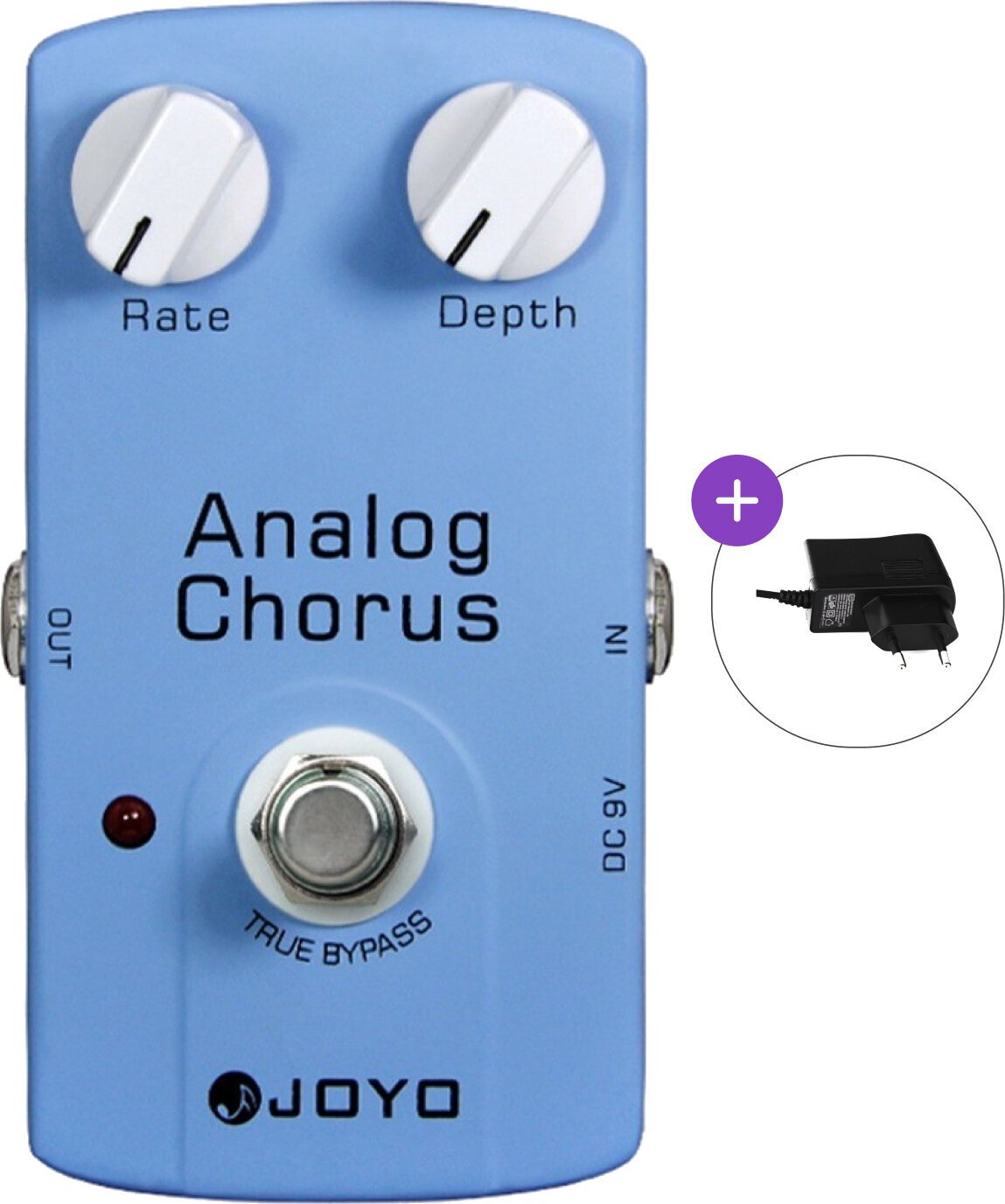 Efeito para guitarra Joyo JF-37 Analog Chorus SET Efeito para guitarra