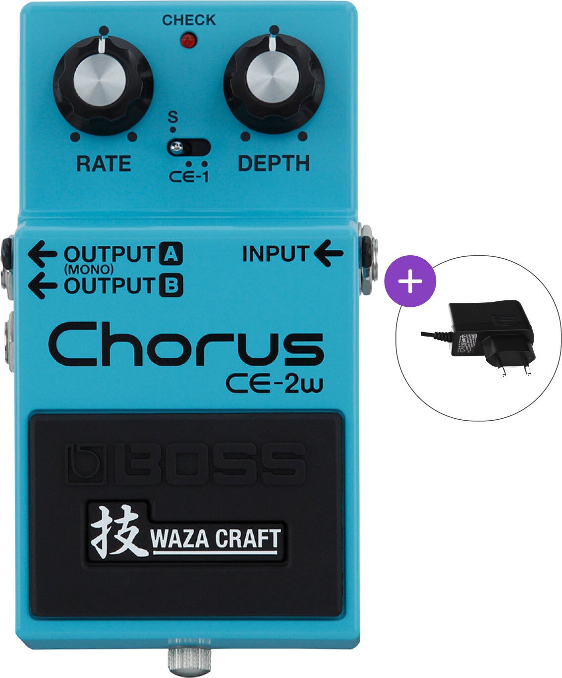 Gitaareffect Boss CE-2W SET Gitaareffect