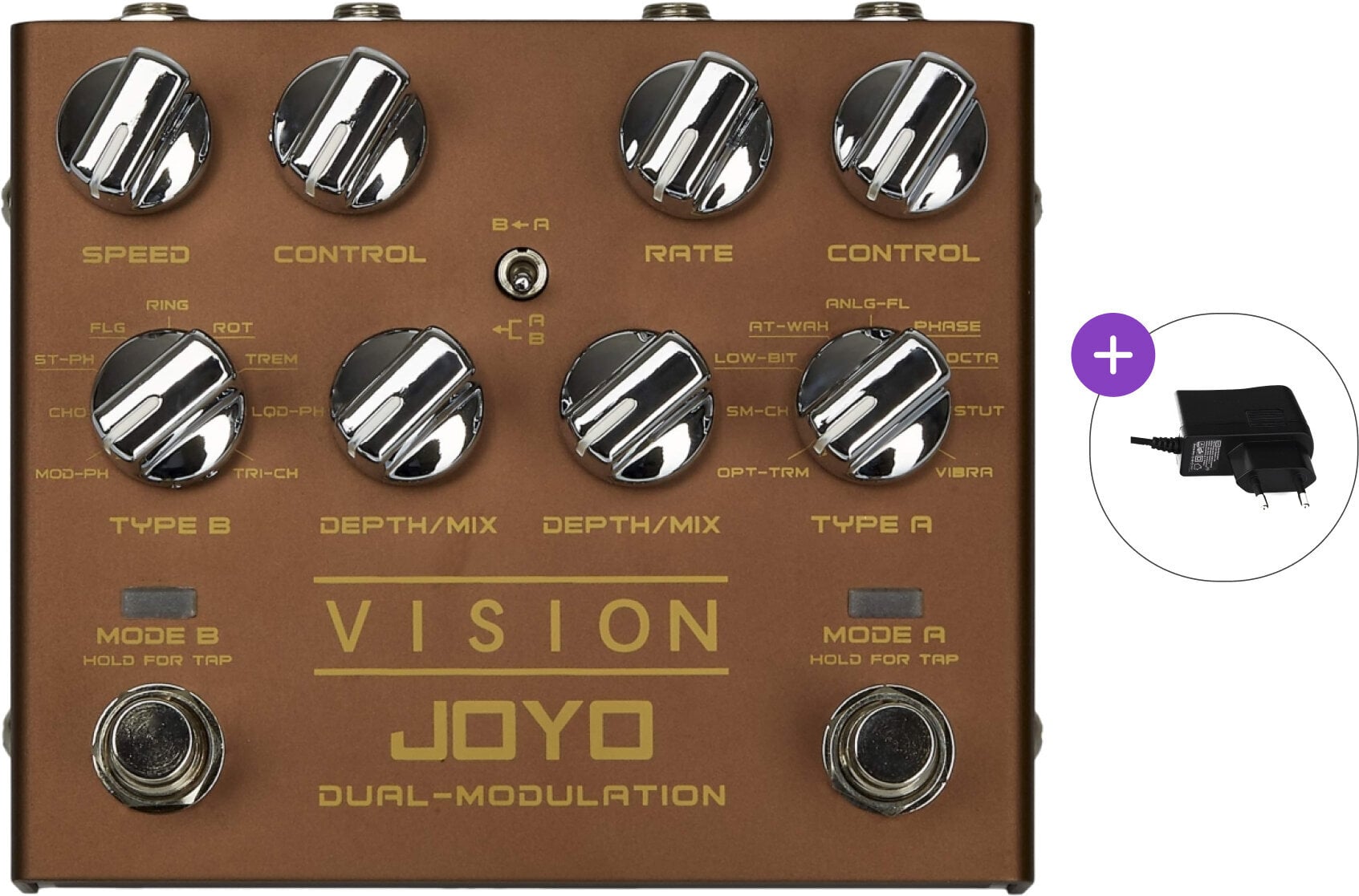 Guitar Effect Joyo R-09 Vision Dual Modulation SET Guitar Effect