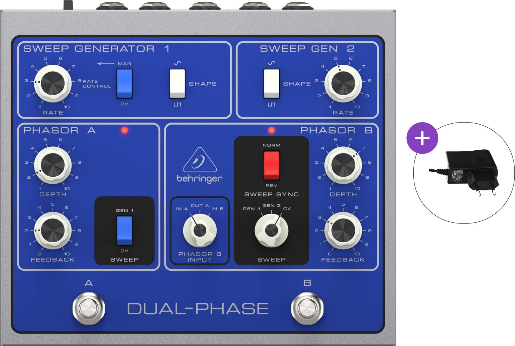 Gitareffekt Behringer Dual-Phase SET