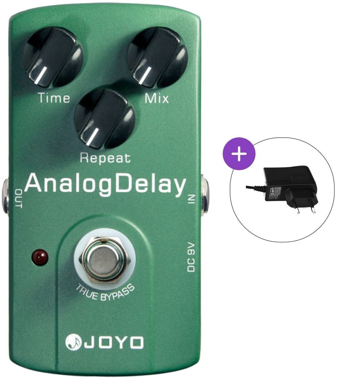 Efecto de guitarra Joyo JF-33 Analog Delay SET Efecto de guitarra