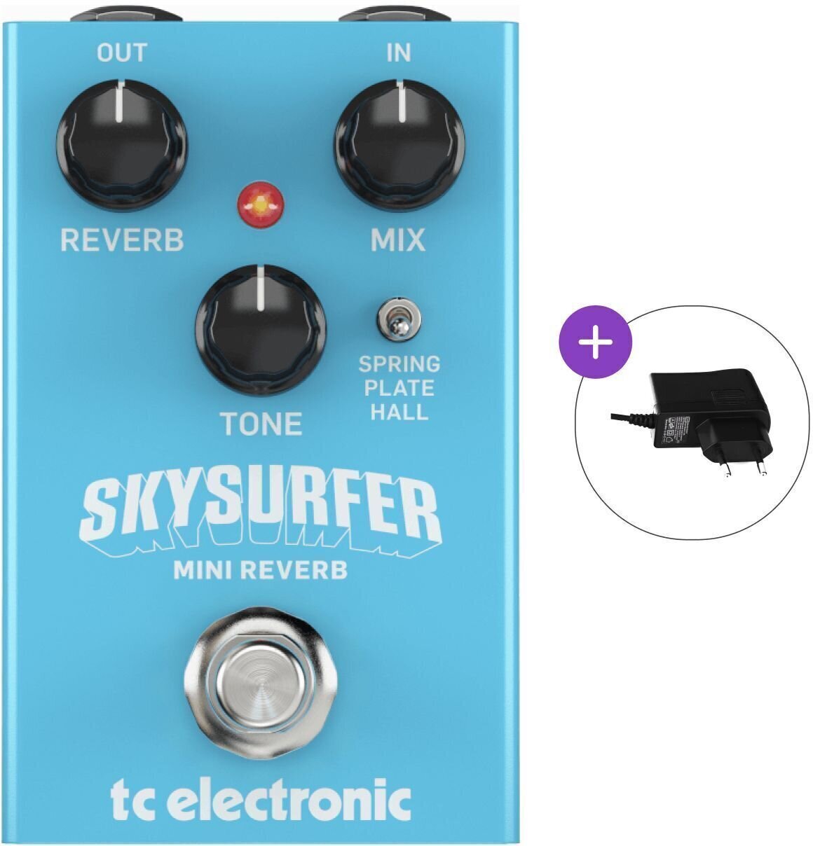 Efecto de guitarra TC Electronic Skysurfer Mini Reverb SET Efecto de guitarra