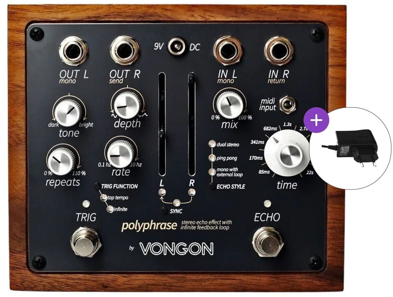 Gitarski efekt Vongon Polyphrase SET Gitarski efekt