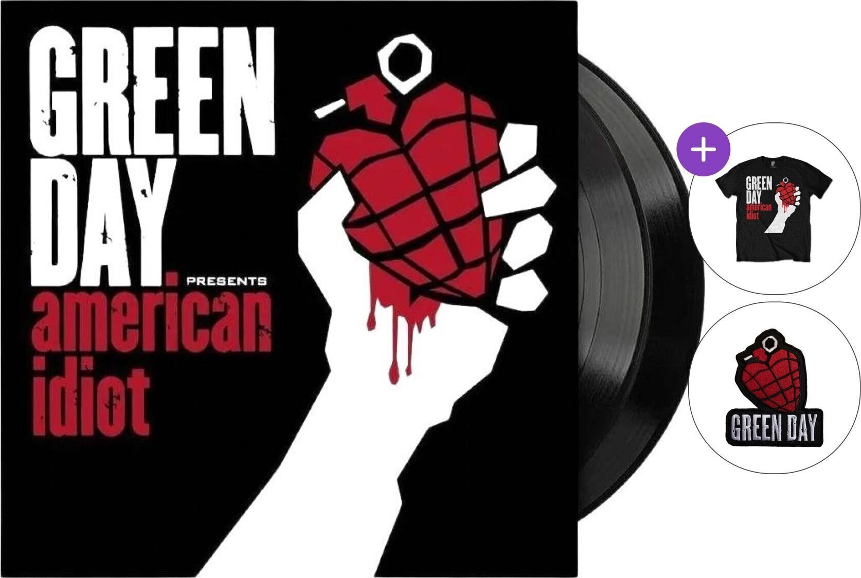 Kinkekomplekt Green Day - American Idiot (2 LP) SET 2XL
