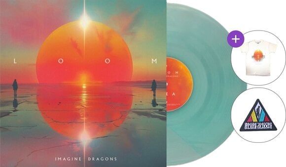 Gift Set Imagine Dragons - Loom (Translucent Coke Bottle Green Coloured) (LP) SET 2XL - 1