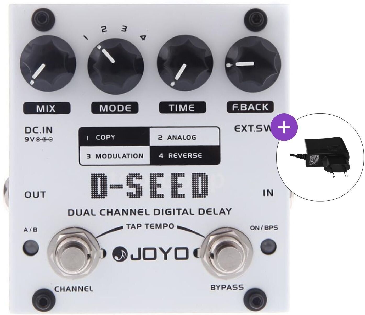 Effetti Chitarra Joyo D-SEED Digital Delay SET Effetti Chitarra
