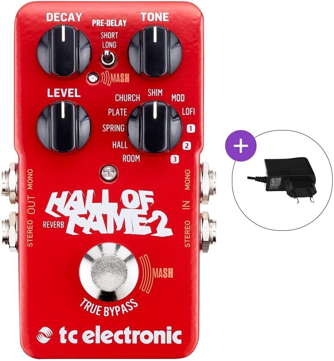 Efecto de guitarra TC Electronic Hall of Fame 2 Reverb SET Efecto de guitarra