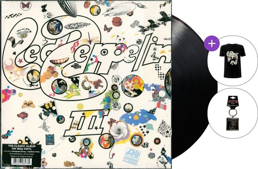 Подаръчен комплект Led Zeppelin - Led Zeppelin III (LP) SET 2XL - 1