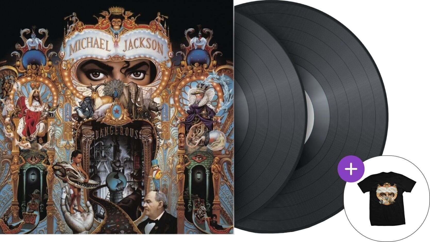 Geschenkset Michael Jackson - Dangerous (2 LP) SET L