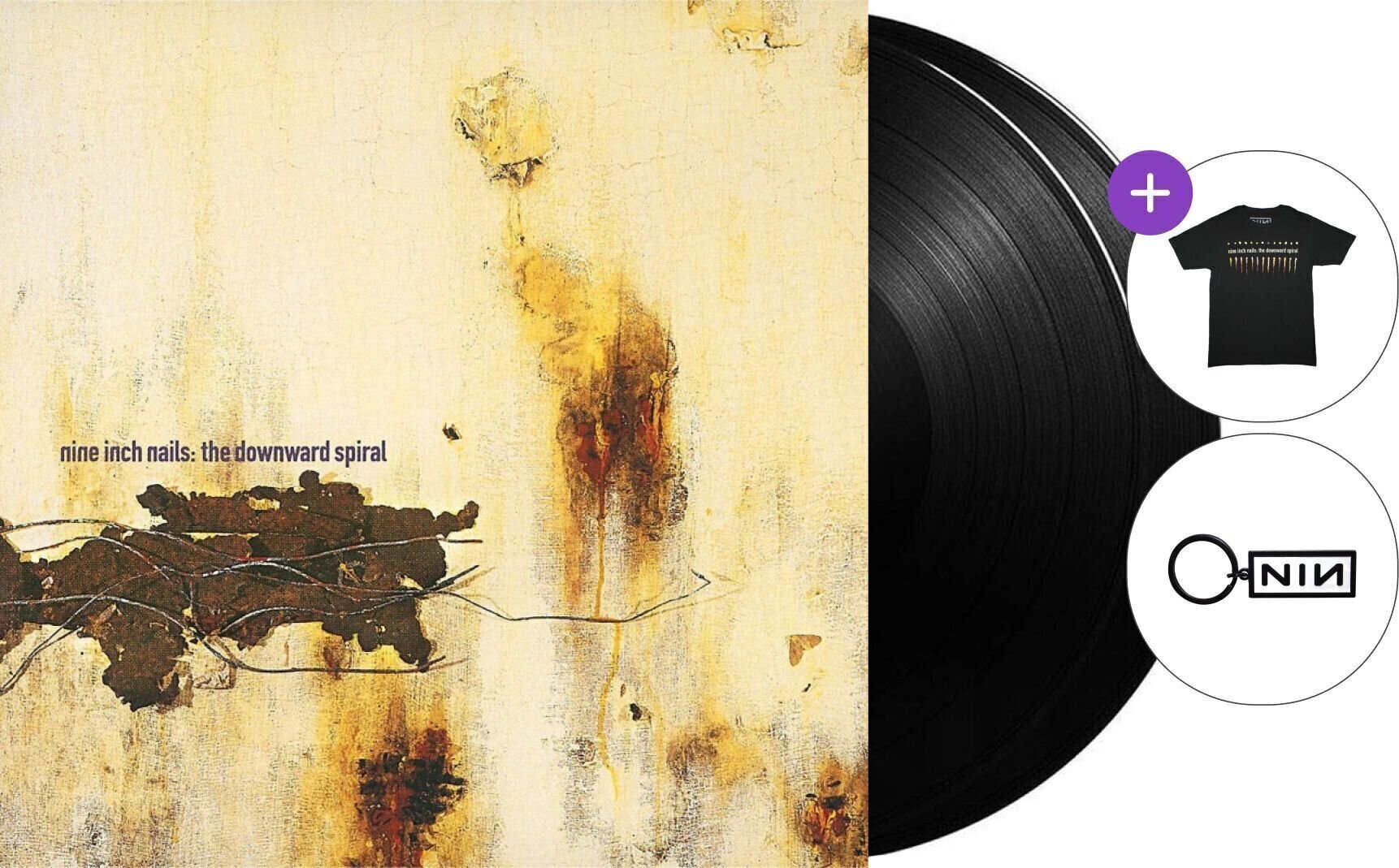 Lahjasetti Nine Inch Nails - The Downward Spiral (180 g) (2 LP) SET S