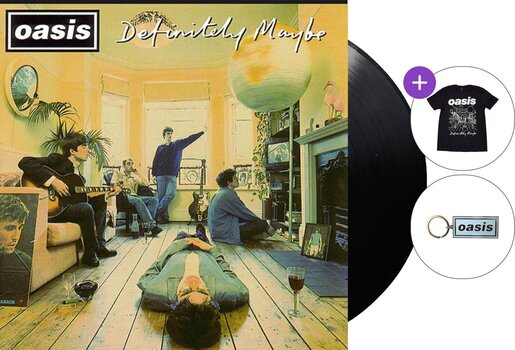 Подаръчен комплект Oasis - Definitelyaybe (180 g) (2 LP) SET M - 1