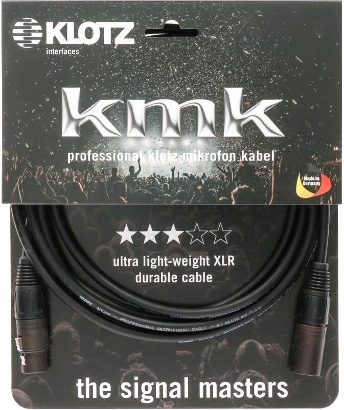 Kabel mikrofonowy Klotz M1FM1K0500 5 m Kabel mikrofonowy