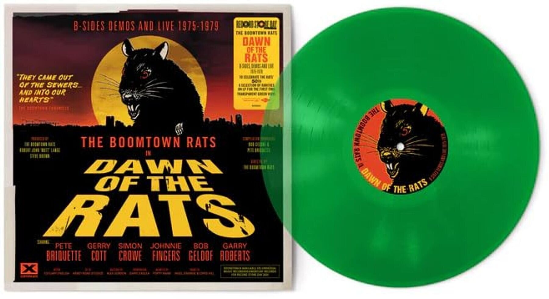 LP ploča The Boomtown Rats - The Boomtown Rats in 'Dawn Of The Rats' (Limited Edition) (Green Coloured) (LP)