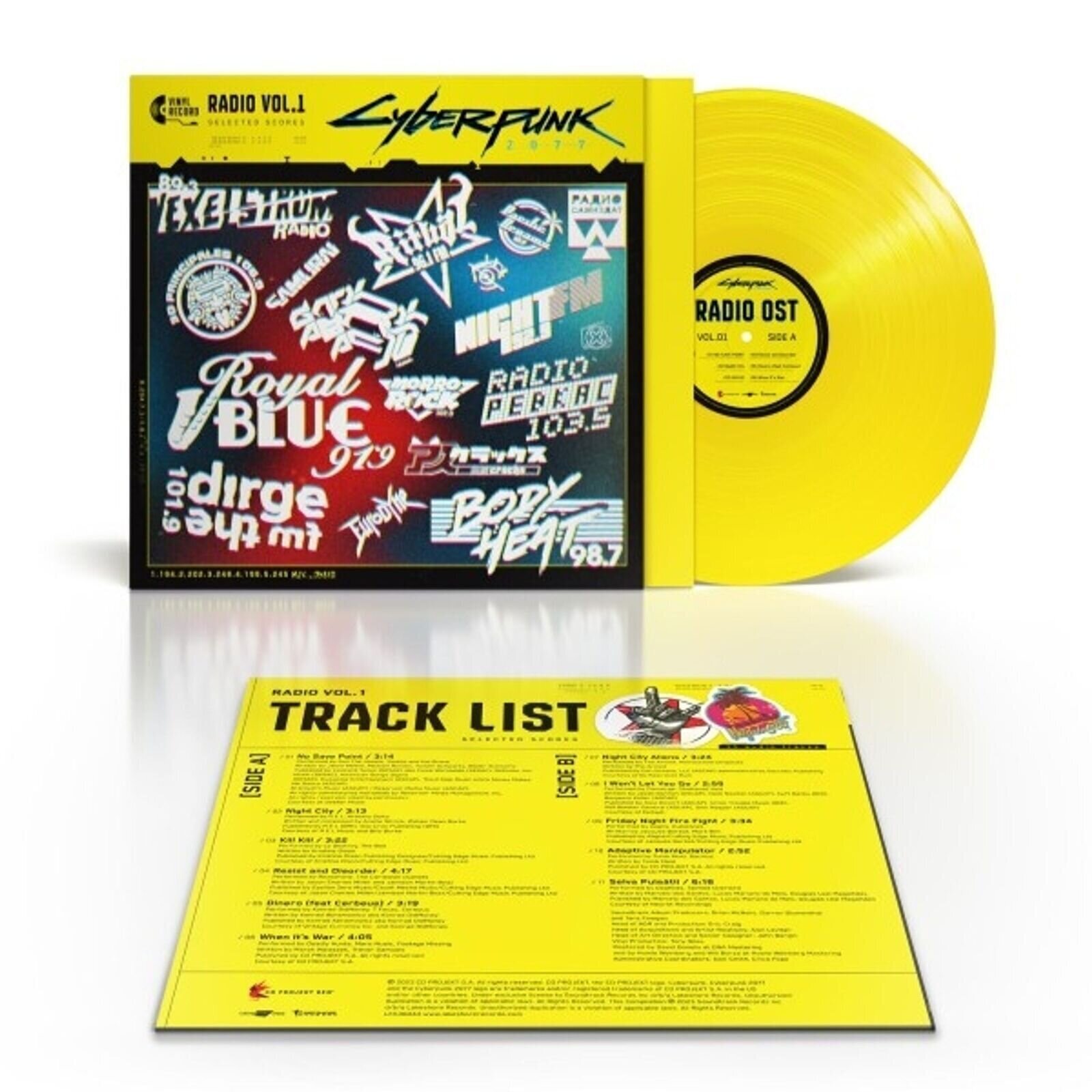 Vinyl Record Various Artists - Cyberpunk 2077 Radio 1 (Yellow Coloured) (LP)