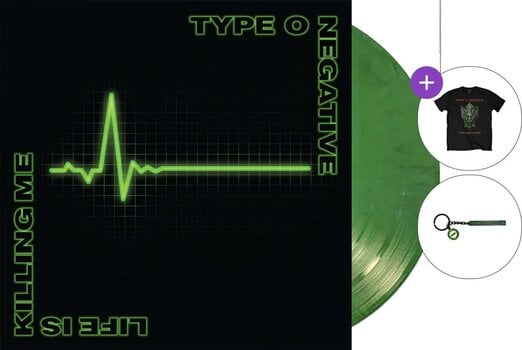 Coffret cadeau Type O Negative - Life Is Killinge (20th Anniversary) (Green/Black Coloured) (3P) SET 2XL - 1