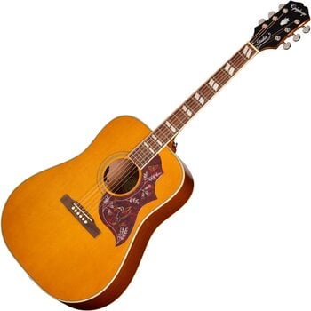 guitarra eletroacústica Epiphone Hummingbird Studio Antique Natural guitarra eletroacústica (Como novo) - 1