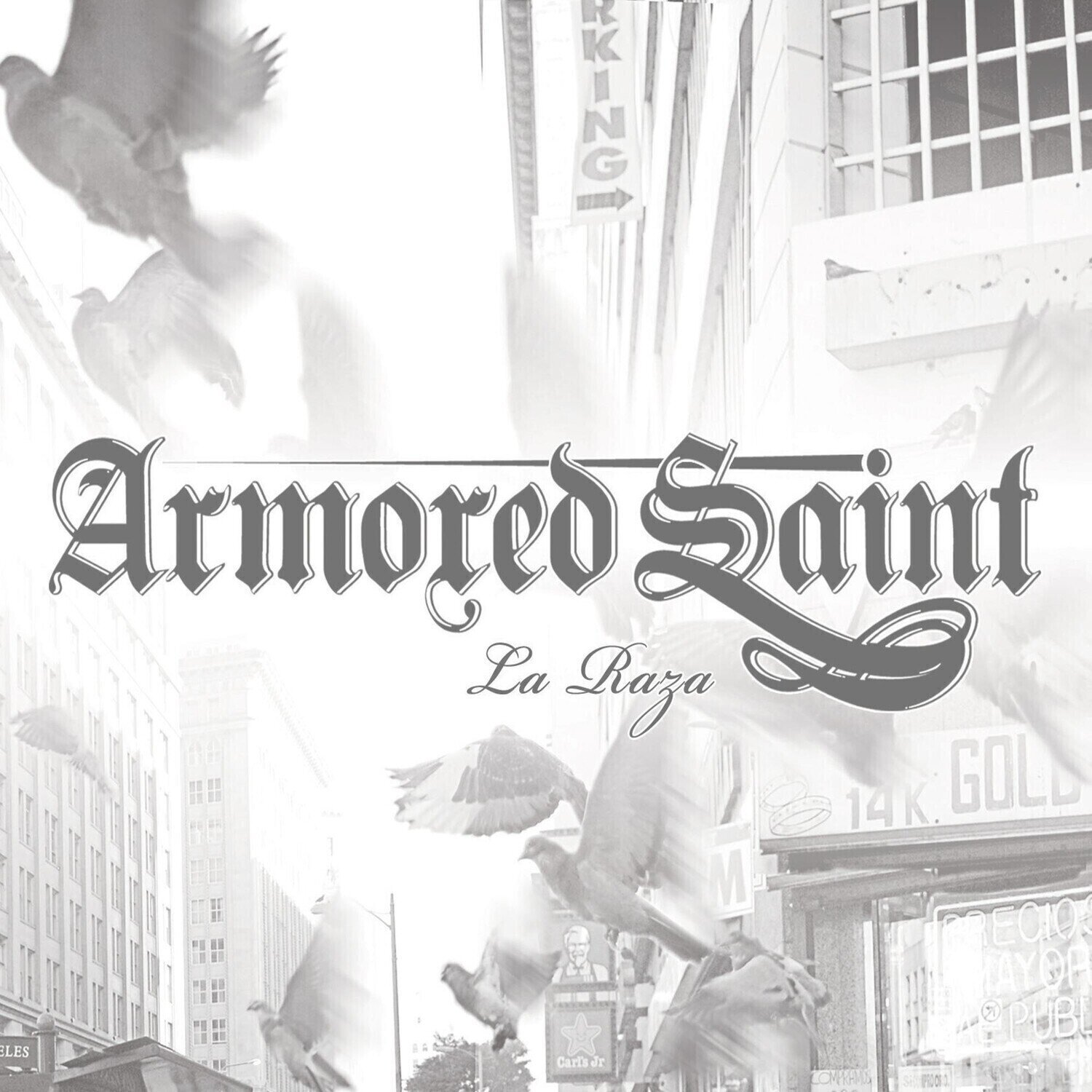 Disc de vinil Armored Saint - La Rza (Limited Edition) (Reissue) (Remastered) (Smoke Coloured) (LP)