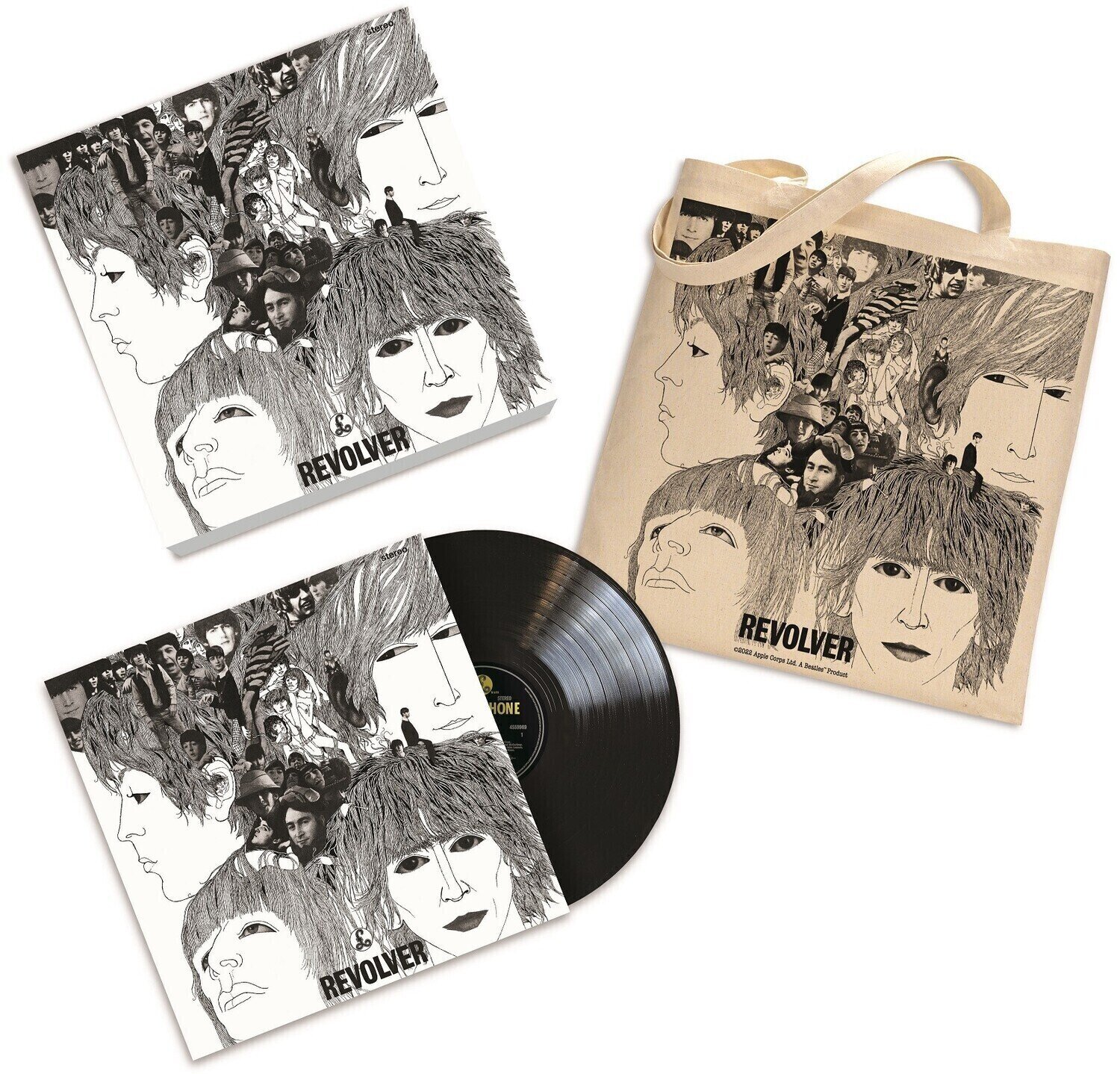 Disque vinyle The Beatles - Revolver (Limited Edition) (Reissue) (Remastered) (LP + Bag)