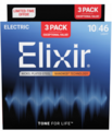Elixir 16567 Nanoweb 10-46 3-Pack Χορδές για Ηλεκτρική Κιθάρα
