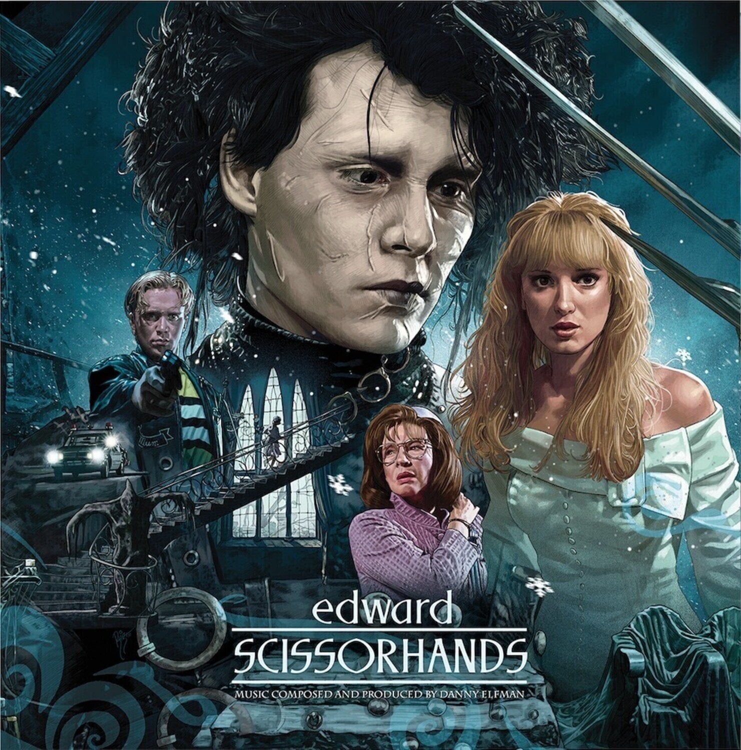 LP platňa Danny Elfman - Edward Scissorhands (Original Soundtrack) (Reissue) (Snow Dance Coloured) (LP)