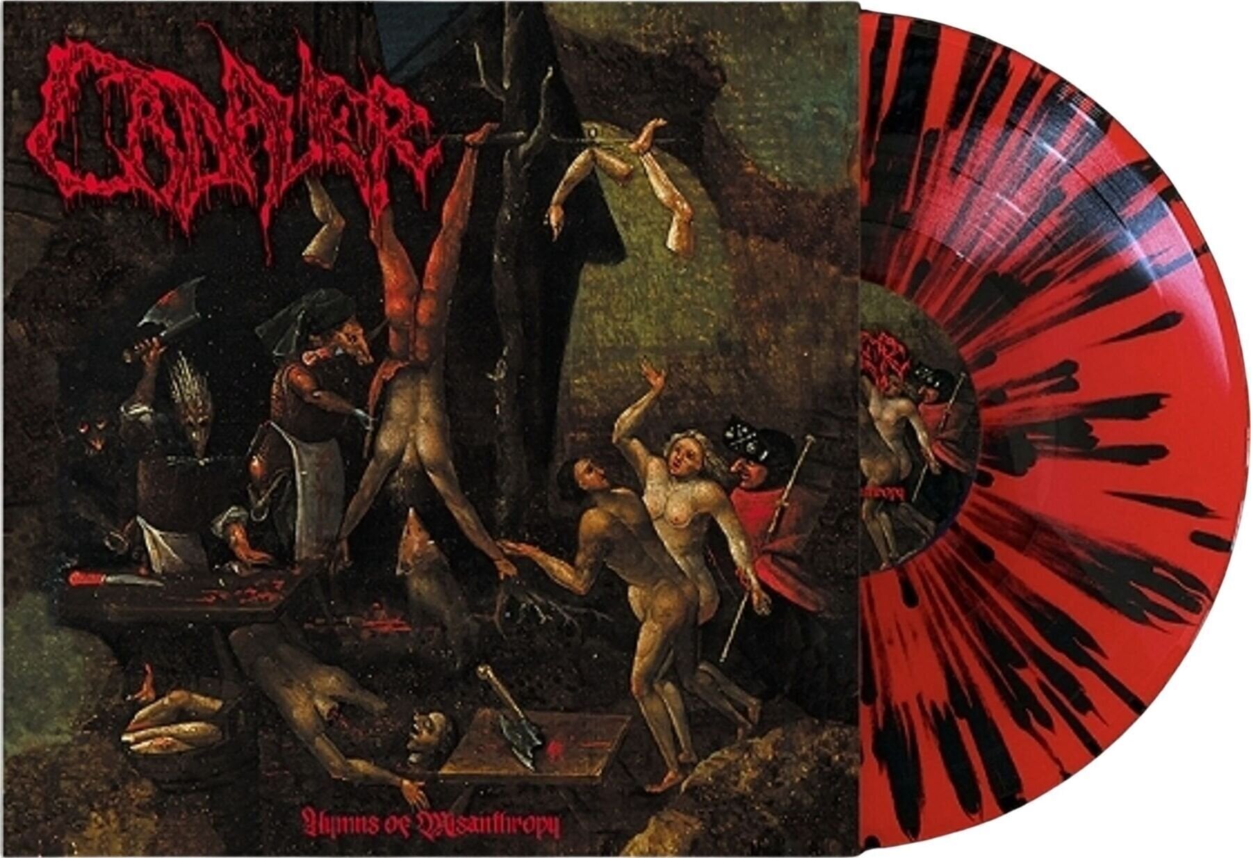 LP ploča Cadaver - Hymns Of Misanthropy (Limited Edition) (Red / Black Splatter) (LP)