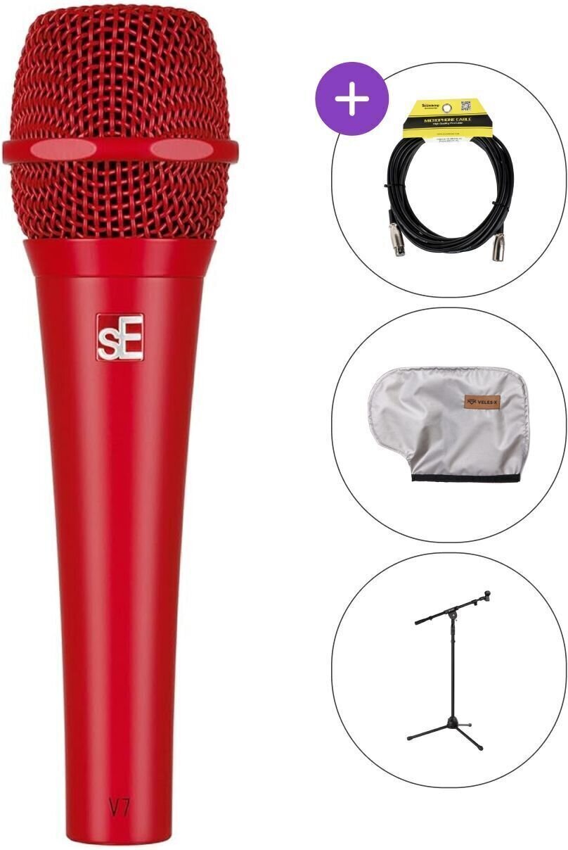 Dinamički mikrofon za vokal sE Electronics V7 SET Dinamički mikrofon za vokal