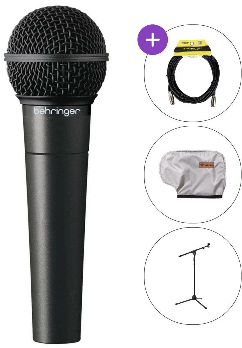 Dinamikus énekmikrofon Behringer XM 8500 ULTRAVOICE SET Dinamikus énekmikrofon
