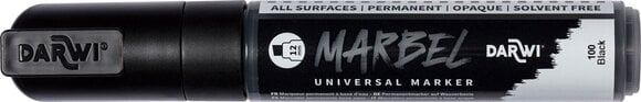 Flomaster Darwi Marbel Marker olovka 12 mm Black N°100 1 kom - 1