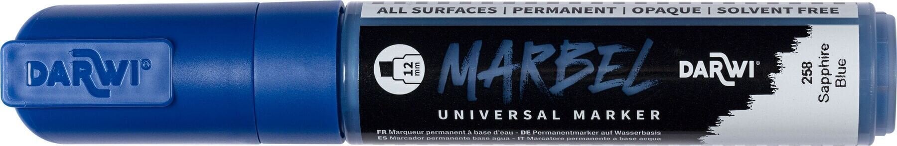 Flomaster Darwi Marbel Маркер оловка 12 mm Sapphire Blue N°258 1 kom