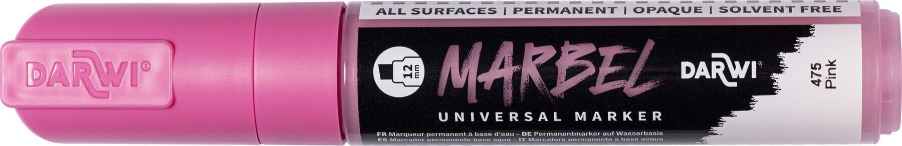 Flomaster Darwi Marbel Маркер оловка 12 mm Pink N°475 1 kom