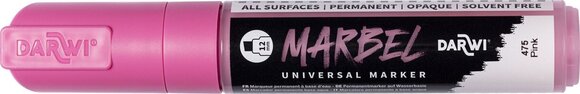 Flomaster Darwi Marbel Маркер оловка 12 mm Pink N°475 1 kom - 1