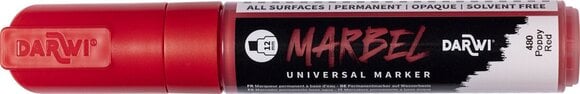Flomaster Darwi Marbel Marker olovka 12 mm Poppy Red N°480 1 kom - 1