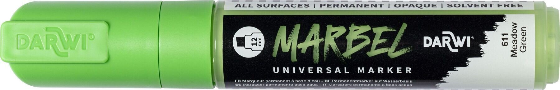 Flomaster Darwi Marbel Marker olovka 12 mm Meadow Green N°611 1 kom