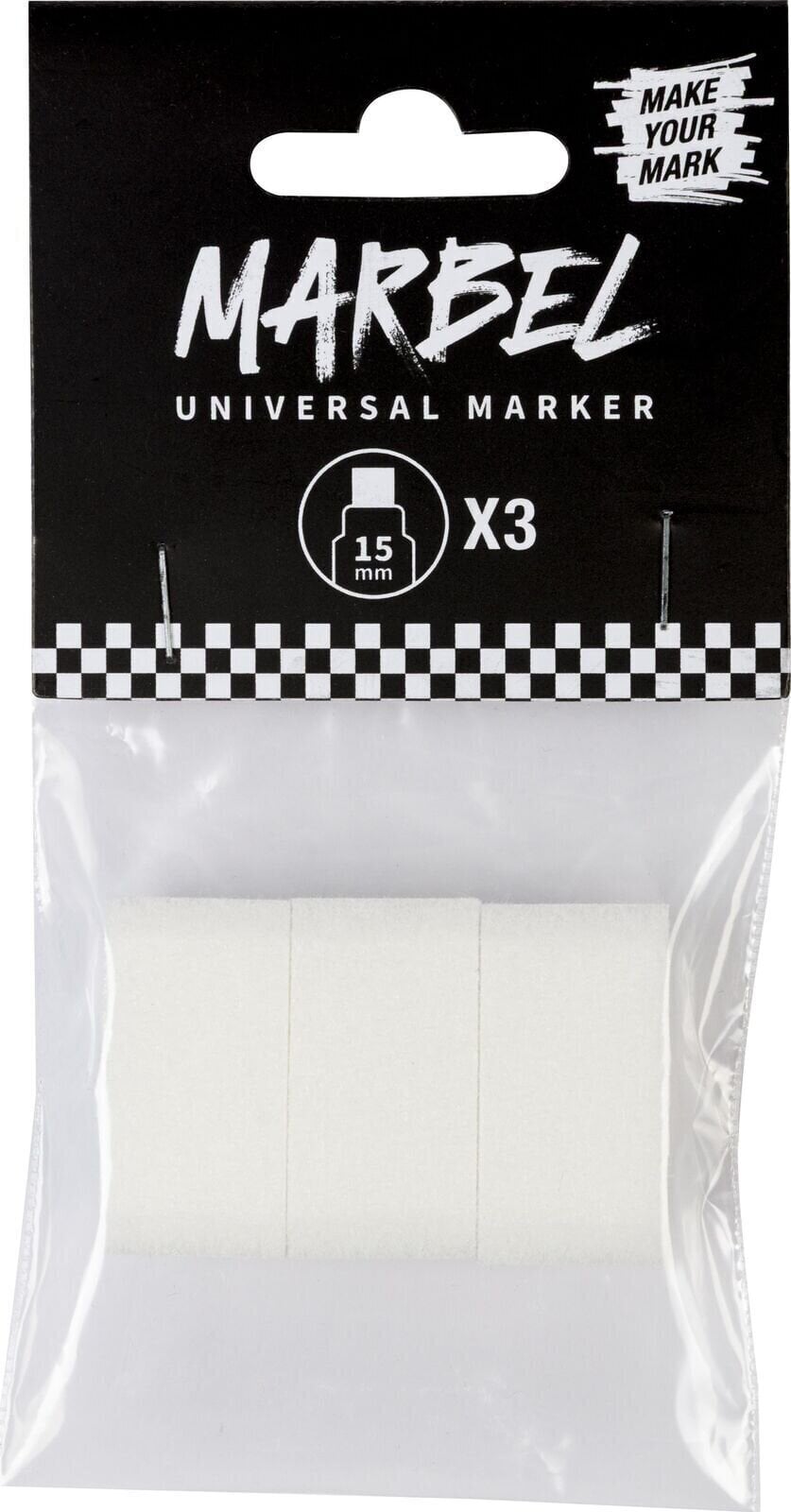 Filzstift Darwi Marbel Ersatzspitzen 15 mm 10 stk-15 mm