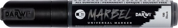 Felt-Tip Pen Darwi Marbel Marker 15 mm Black N°100 1 pc - 1
