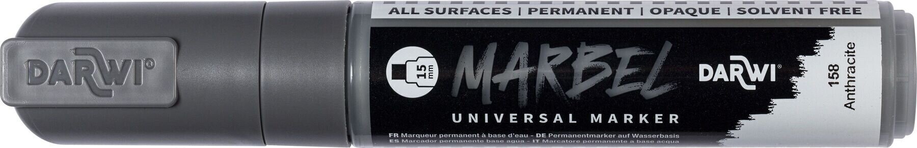 Flomaster Darwi Marbel Маркер оловка 15 mm Anthracite N°158 1 kom