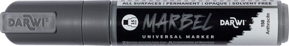Flomaster Darwi Marbel Маркер оловка 15 mm Anthracite N°158 1 kom - 1