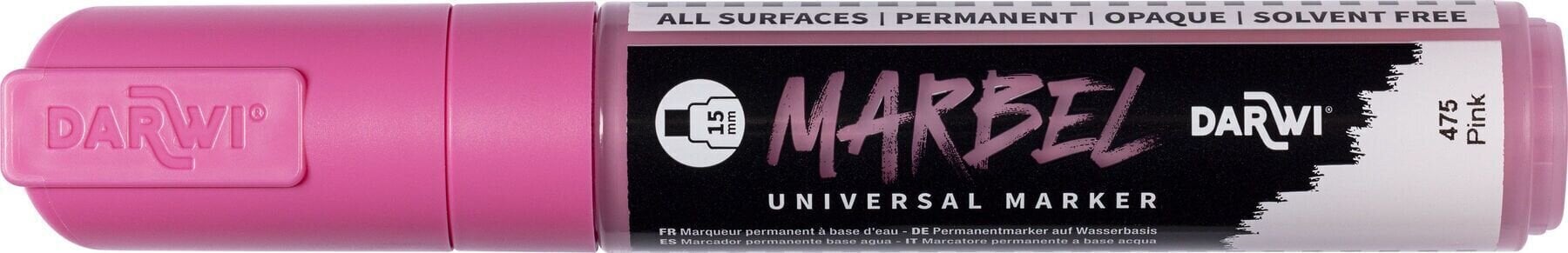 Huopakynä Darwi Marbel Merkkikynä 15 mm Pink N°475 1 kpl
