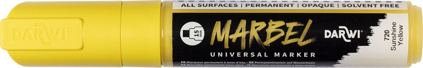 Flomaster Darwi Marbel Marker olovka 15 mm Sunshine Yellow N°720 1 kom