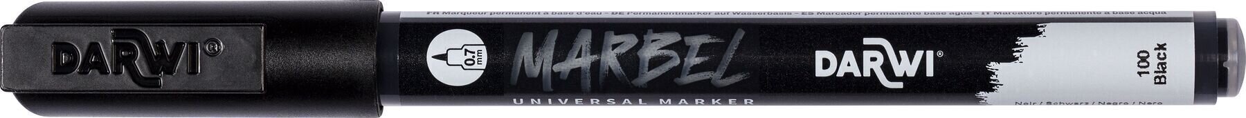 Fixka Darwi Marbel Fixka 0,7 mm Black N°100 1 ks