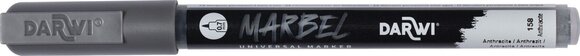 Flomaster Darwi Marbel Маркер оловка 0,7 mm Anthracite N°158 1 kom - 1