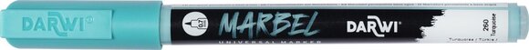 Flomaster Darwi Marbel Marker pero 0,7 mm Turquoise N°260 1 kos - 1