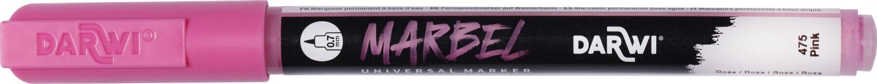 Flomaster Darwi Marbel Marker pero 0,7 mm Pink N°475 1 kos