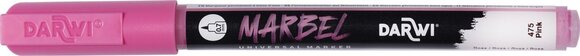 Flomaster Darwi Marbel Marker pero 0,7 mm Pink N°475 1 kos - 1