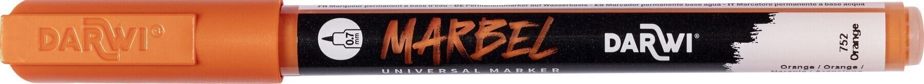 Flomaster Darwi Marbel Marker pero 0,7 mm Orange N°752 1 kos
