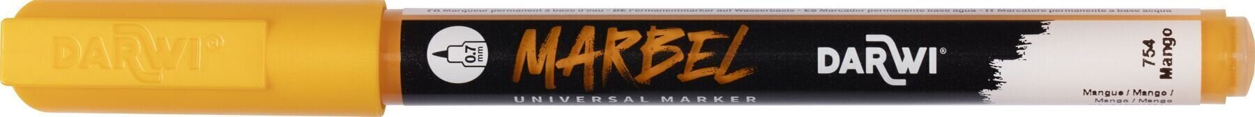 флумастери
 Darwi Marbel Химикал маркер 0,7 мм Mango N°754 1 бр.